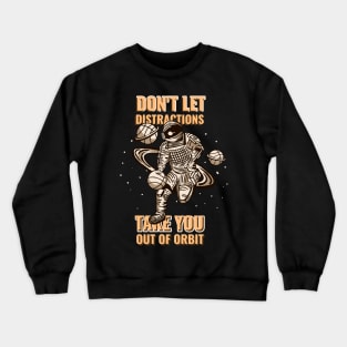 Easily distracted by basketball Crewneck Sweatshirt